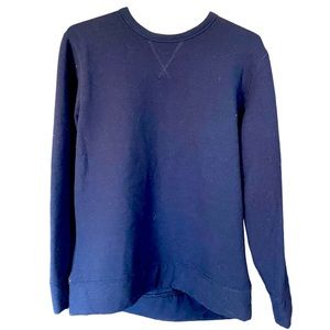 JACHS New York Designer High End Navy Blue Men’s S Crewneck Sweatshirt MINTY